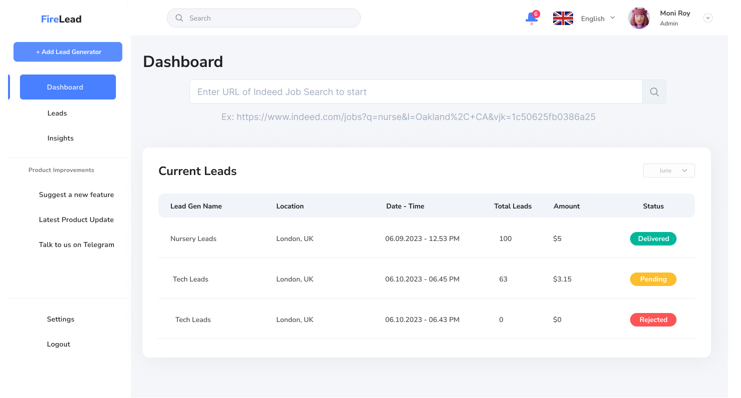 Dashboard image